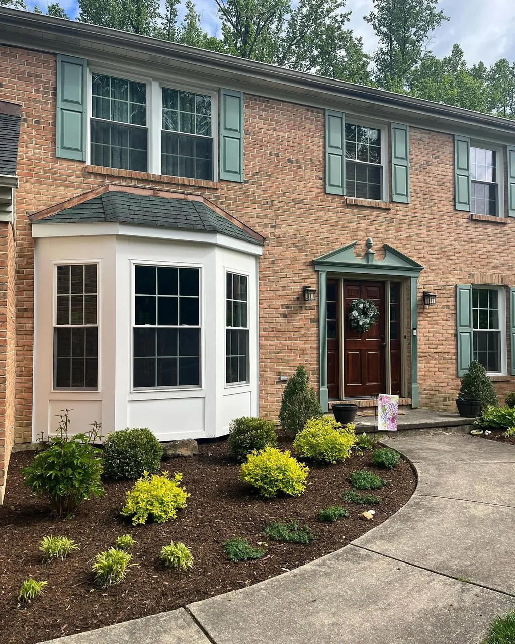 Brick residence in New Castle County renovated by Delpa Builders