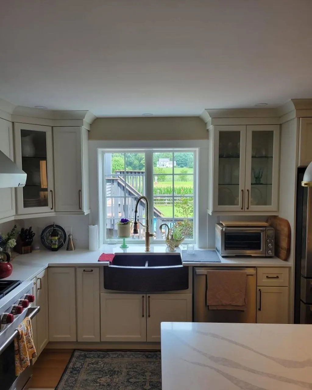 Sink and window detail in a Delpa Builders remodel